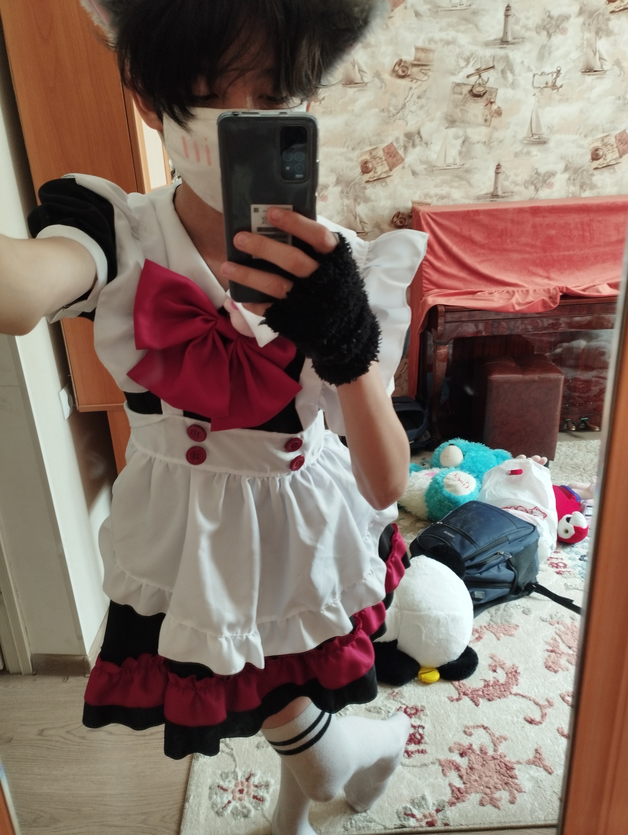 14-year-old maid.. more precisely, a 14-year-old - My, Its a trap!, Trap IRL, Trap my, Muscmuscmusc, Femboy, Longpost