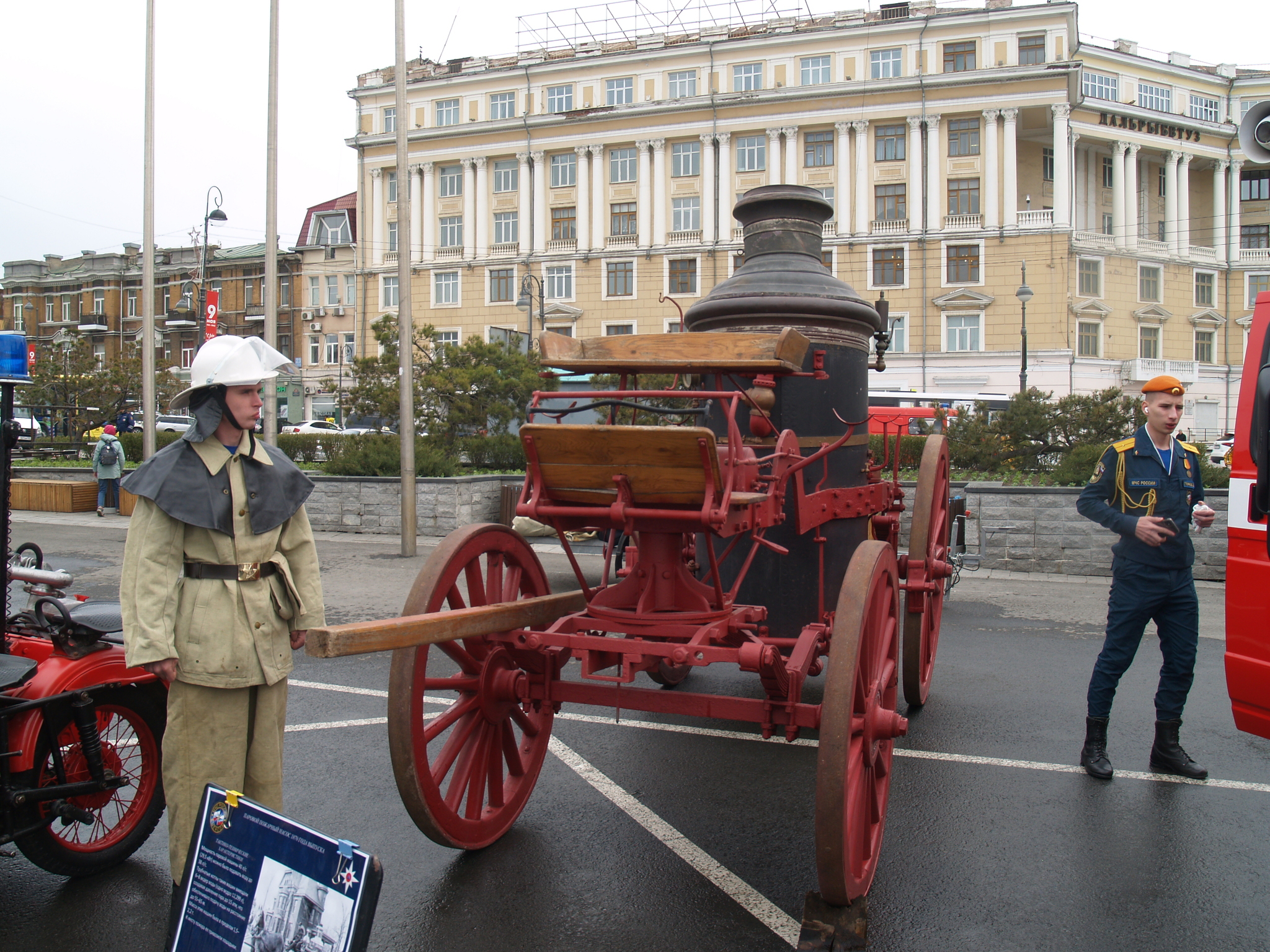 Fire Department Day - My, Vladivostok, Firefighting equipment, Exhibition, Longpost