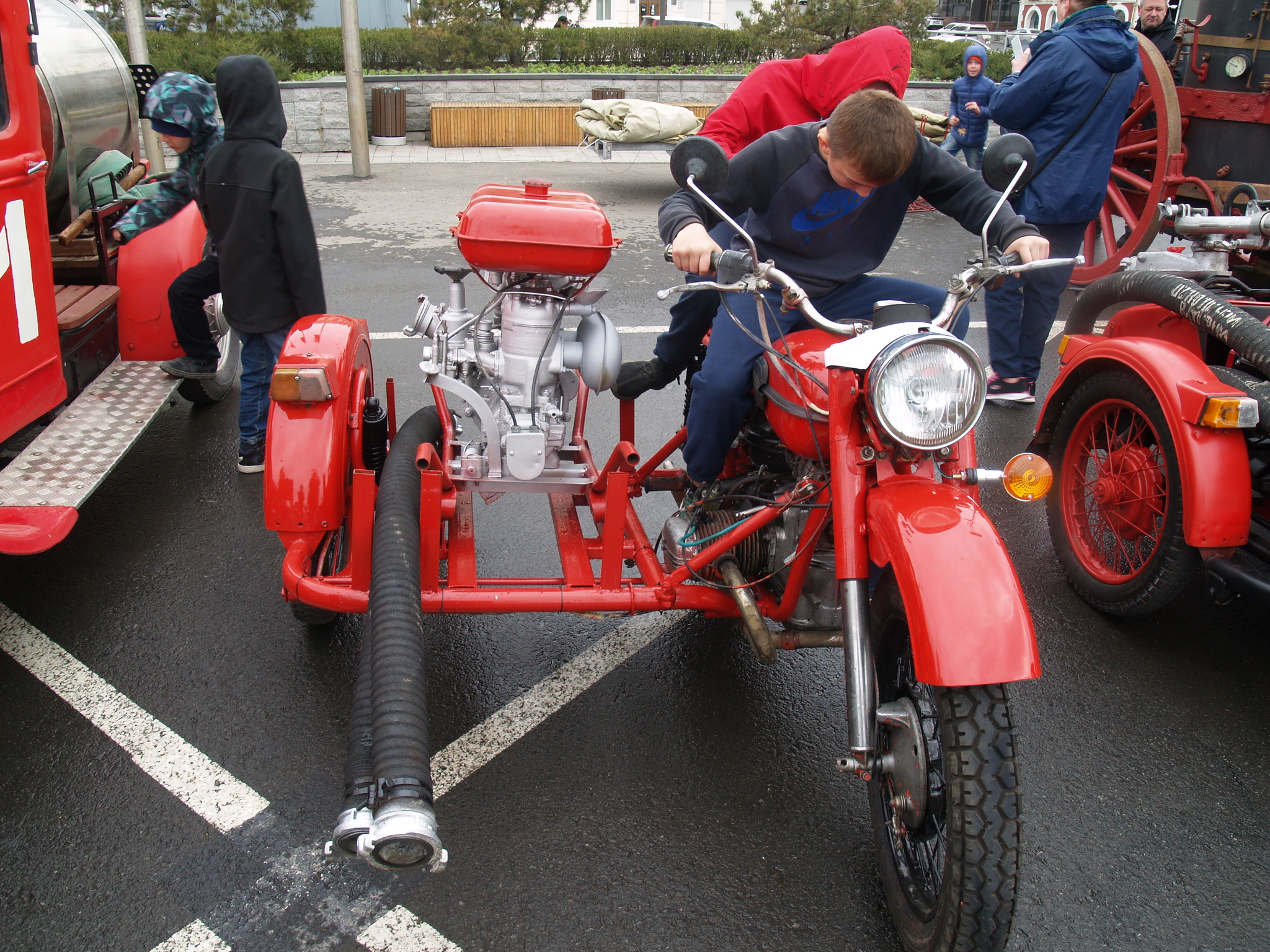 Fire Department Day - My, Vladivostok, Firefighting equipment, Exhibition, Longpost