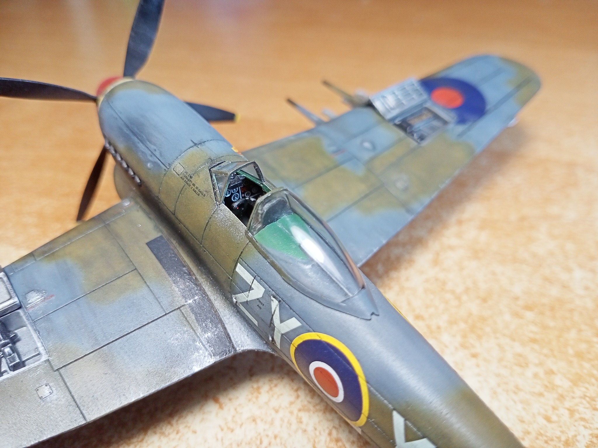 Hawker Typhoon IB (1/72 Airfix). Заметки по сборке - Моё, Стендовый моделизм, Моделизм, Масштабная модель, Хобби, Миниатюра, Покраска миниатюр, Своими руками, Рукоделие с процессом, Рукоделие, Авиация, Вторая мировая война, Самолет, Сборная модель, Сборка, Аэрография, Обзор, Истребитель, Англия, Великобритания, Тайфун, Длиннопост