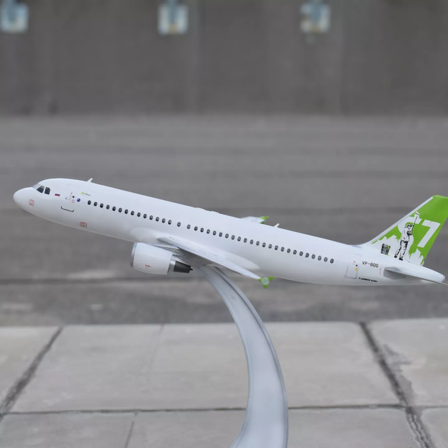 A320 S7 VP-BOG - Моё, Масштабная модель, Стендовый моделизм, Моделизм, Самолет, Авиация, Коллекционирование, Длиннопост