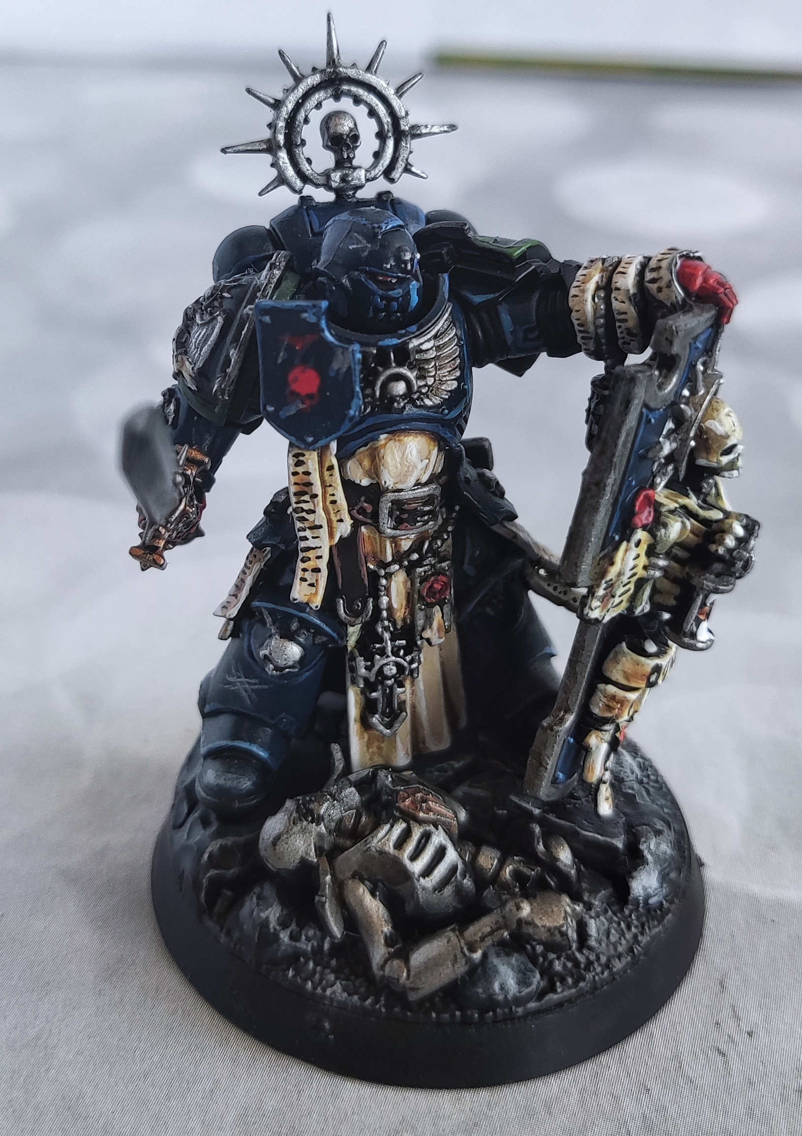 Warhammer paint - My, Warhammer 40k, Painting miniatures, Necrons, Primaris space marines, Imperial fists, Longpost, Crimson Fists