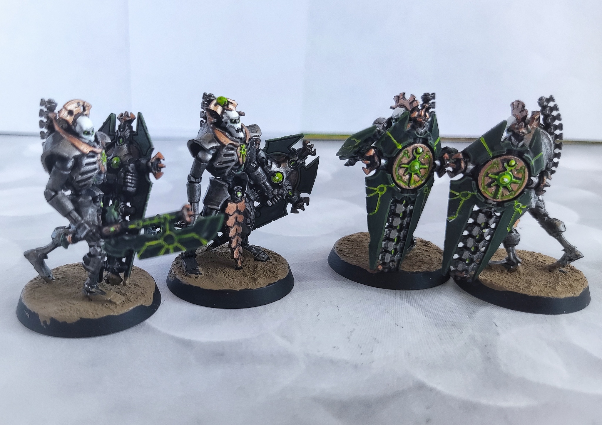 Warhammer paint - My, Warhammer 40k, Painting miniatures, Necrons, Primaris space marines, Imperial fists, Longpost, Crimson Fists