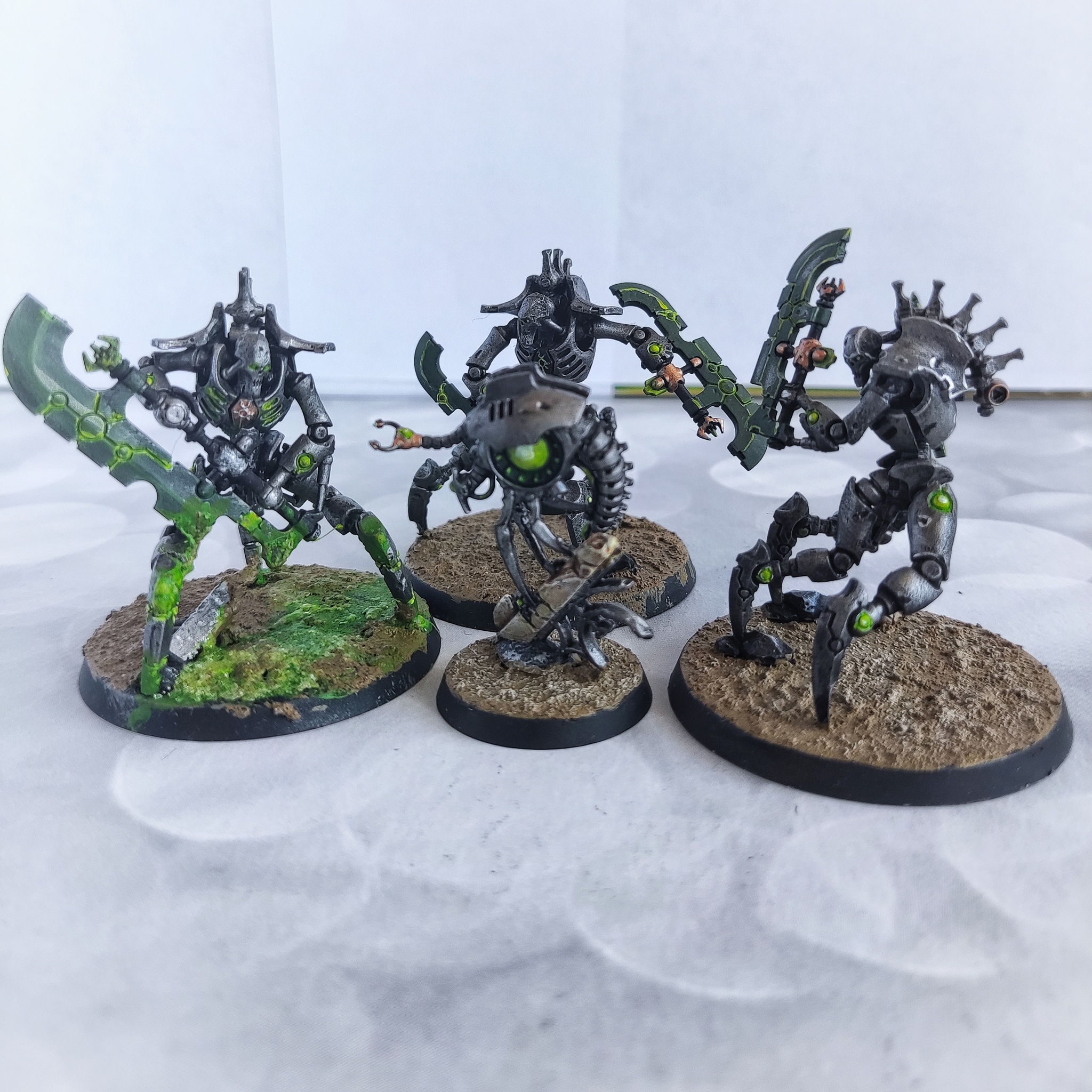 Warhammer paint - My, Warhammer 40k, Painting miniatures, Necrons, Primaris space marines, Imperial fists, Longpost, Crimson Fists