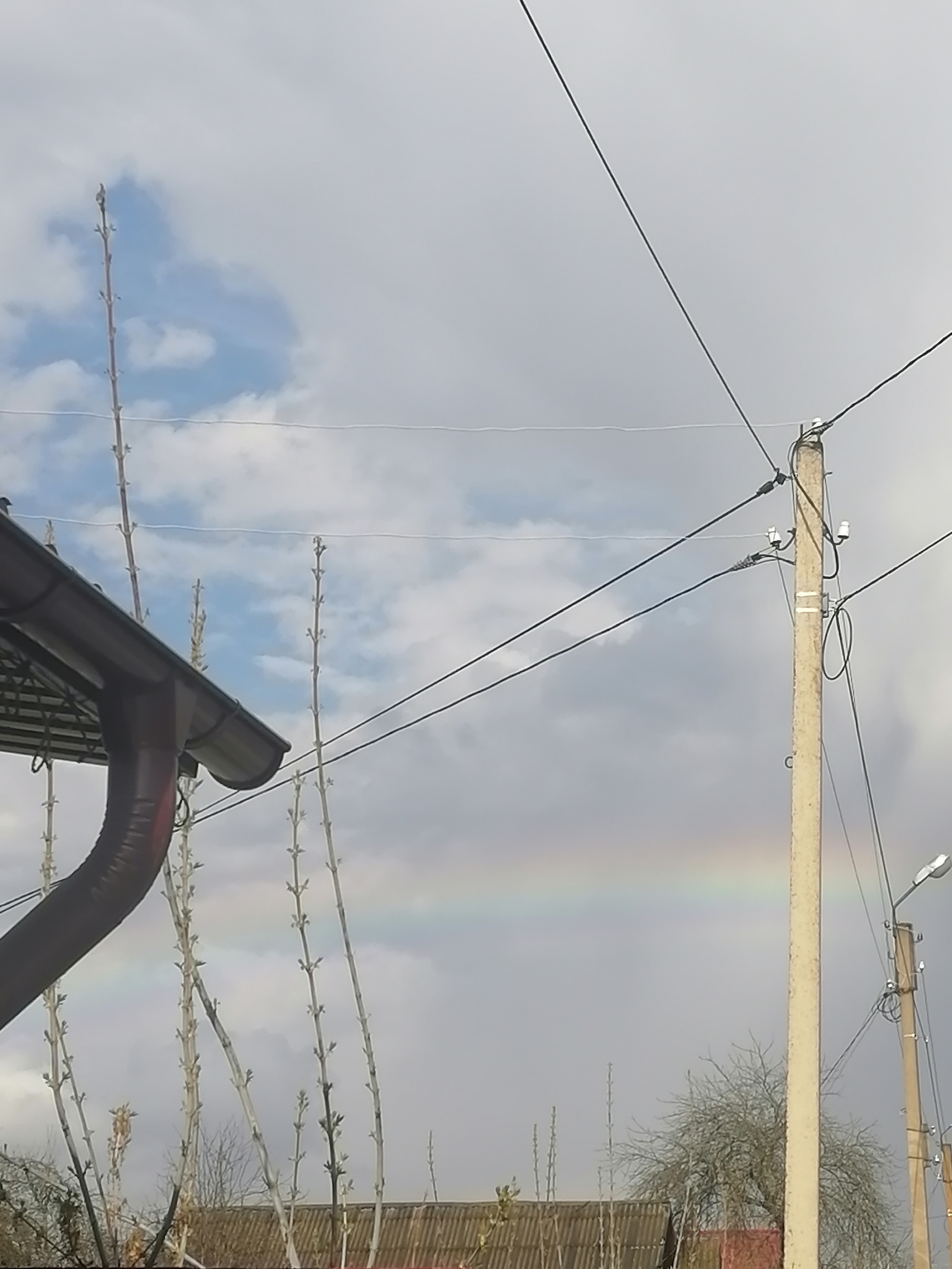 All warm spring and here from me a rainbow in the tape))) - Nature, Rainbow, Beautiful