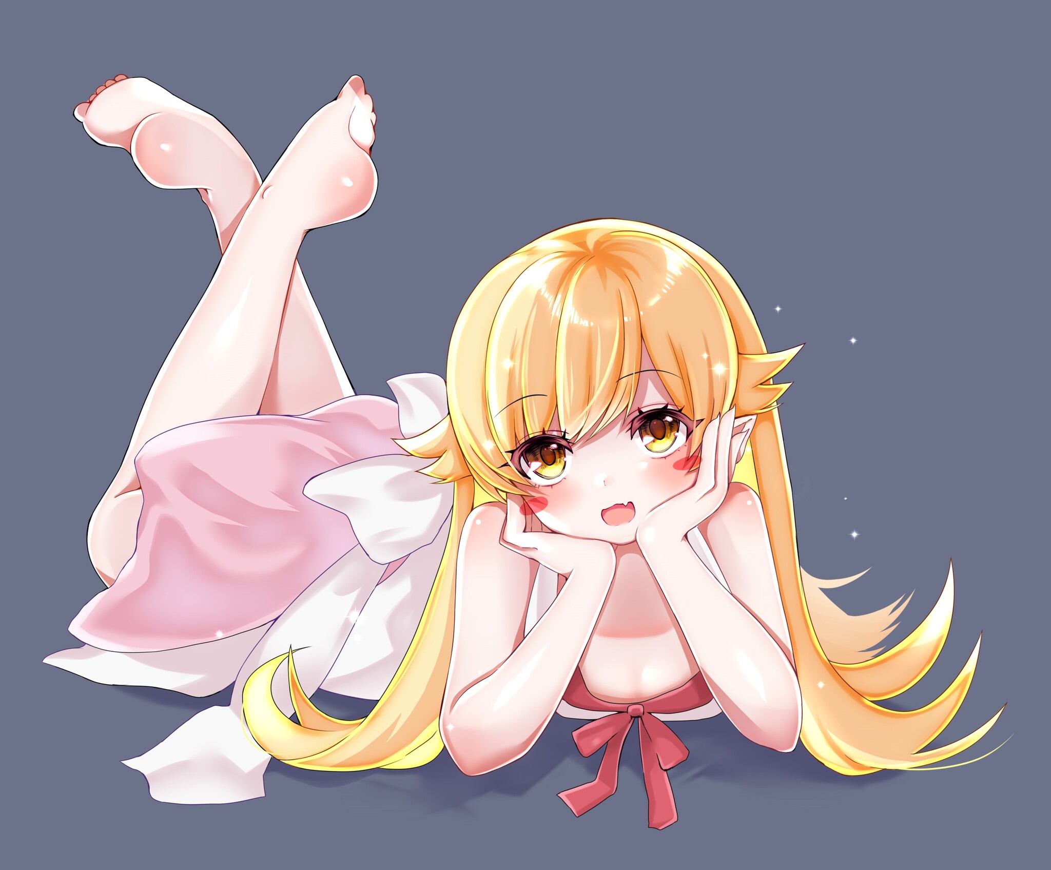 Shinobu-chan - Anime Art, Арт, Аниме, Девушки, Monogatari series, Shinobu Oshino, Mellonnicola03