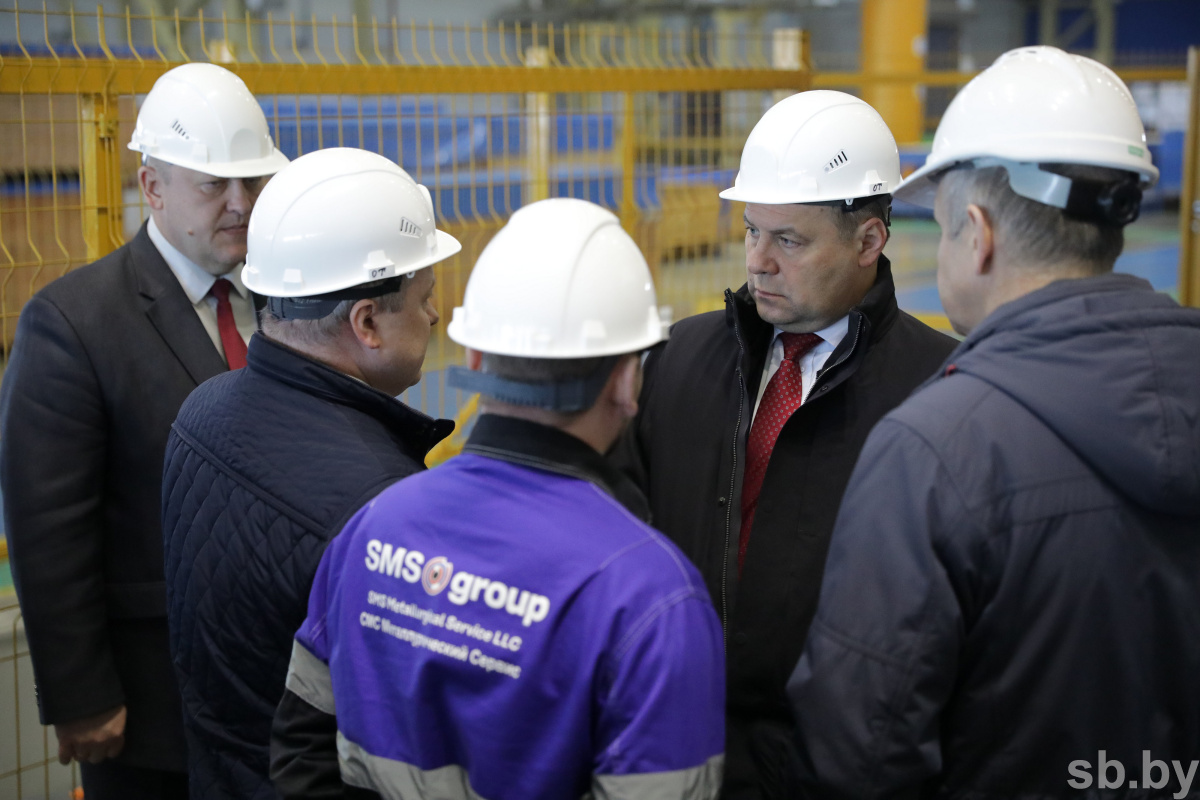 Golovchenko: Miory Metal Rolling Plant should work, produce products and pay salaries - Republic of Belarus, Metal, Factory, Products, Steel, Sanctions, Video, Longpost