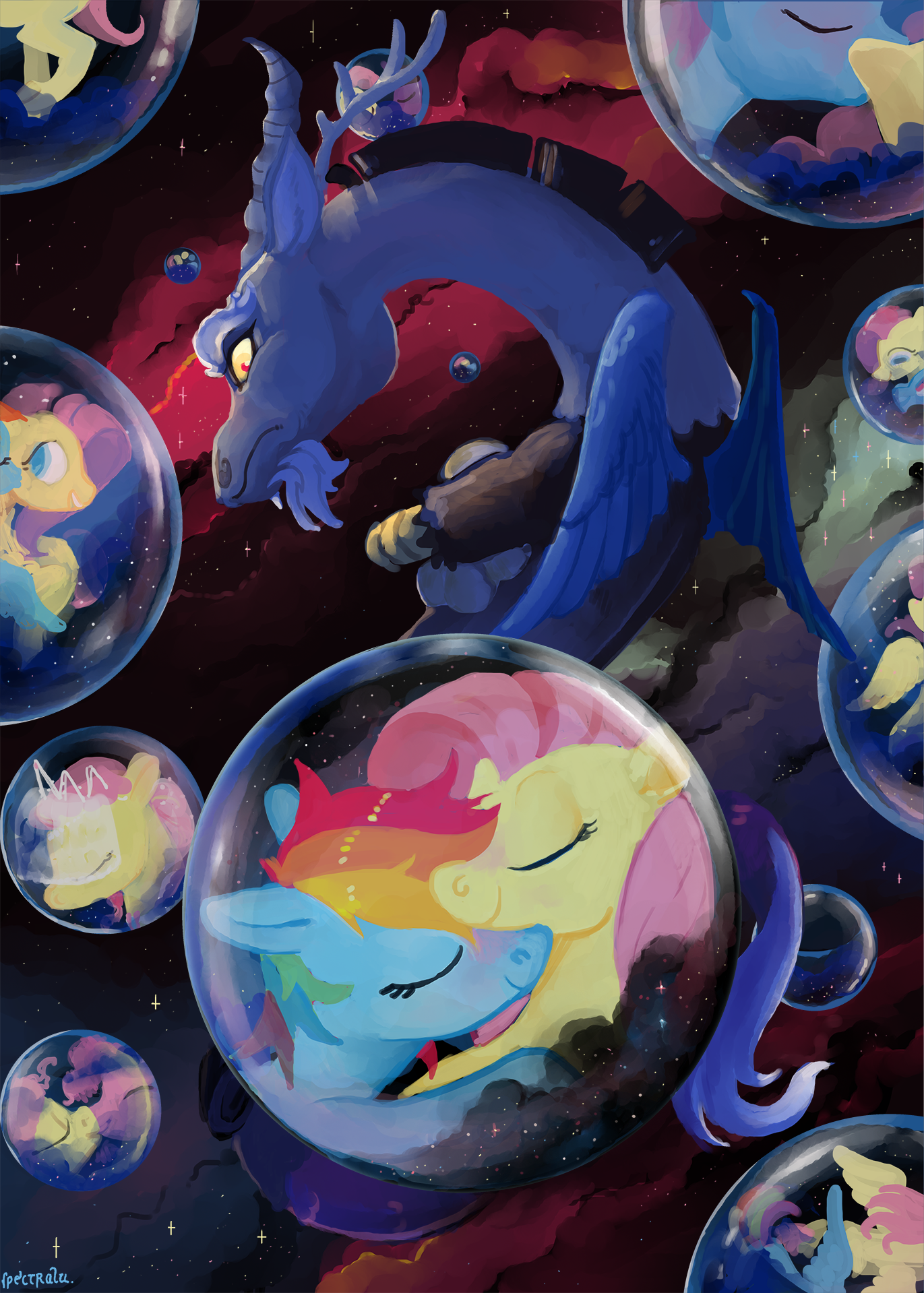 Обида - My Little Pony, MLP Discord, Fluttershy, Rainbow Dash, Twilight sparkle, Pinkie Pie, Шиппинг, MLP Lesbian