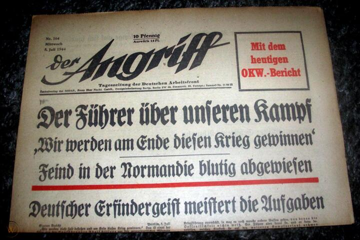 There will be a massacre, the factories will be destroyed. What frightened the Germans of the newspapers of Nazi Germany and what became of their leaders - The Second World War, Anti-semitism, Propaganda, Third Reich, Adolf Gitler, Goebbels, Nazis, Newspapers, Story, TUT by, Longpost, Politics