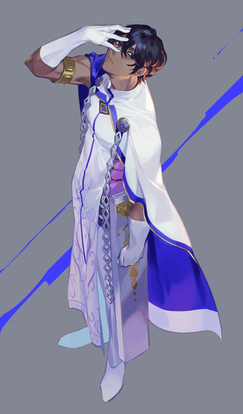 Arjuna - Anime, Anime art, Fate, Fate grand order, Arjuna, Longpost