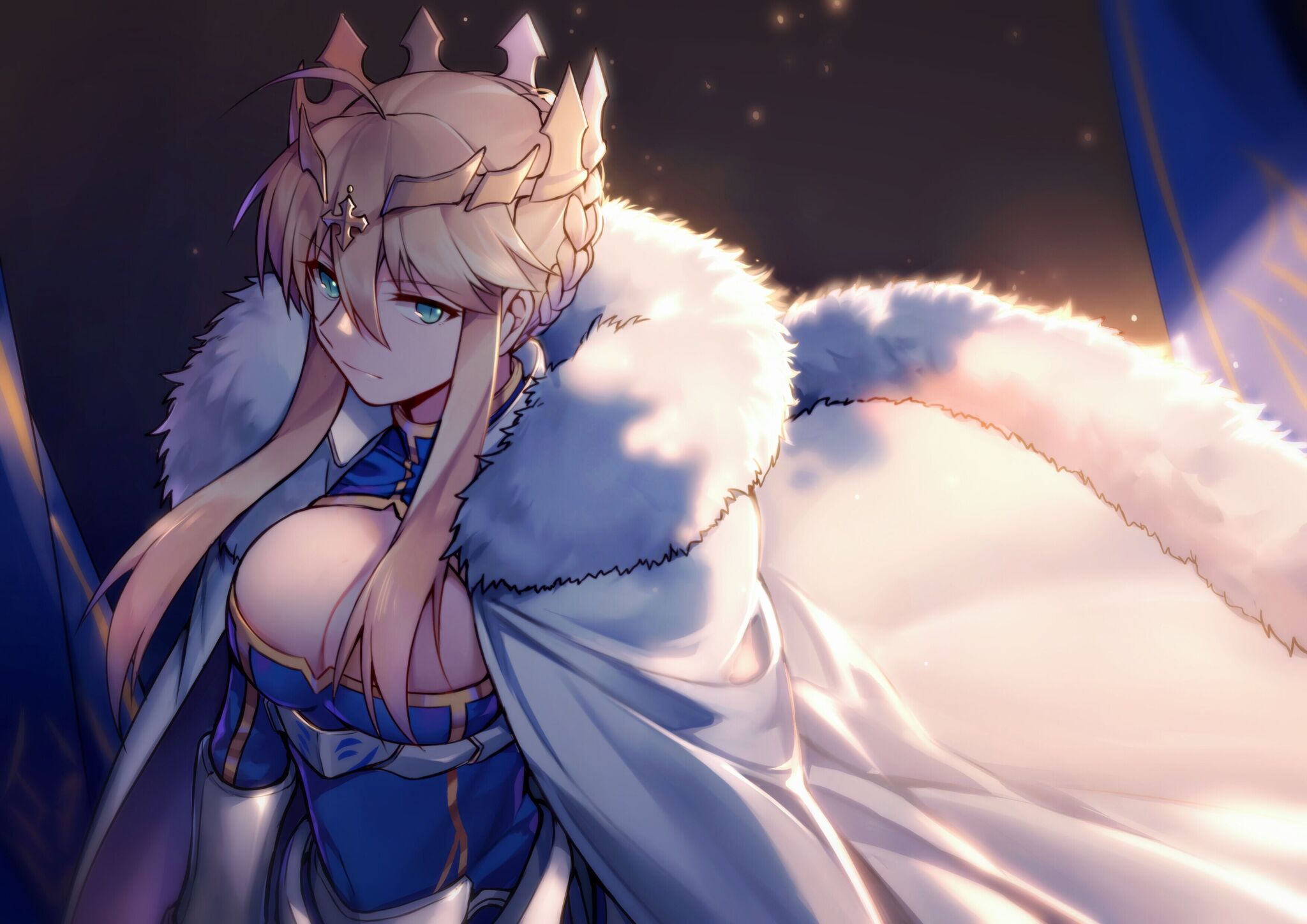 King Arthur - Anime, Anime art, Fate, Fate grand order, Fate-stay night, Artoria pendragon, Artoria pendragon lancer, Saber alter, Yorukun, Longpost