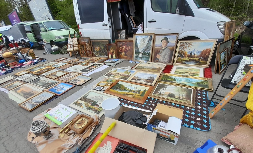 Two flea markets in one day, or a Sunday walk - My, Travels, Truckers, Туристы, Germany, Longpost, Swap meet