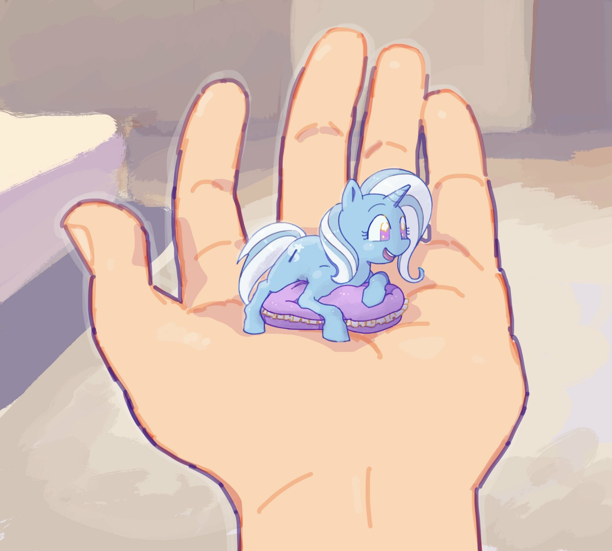 Trixie in miniature - My little pony, PonyArt, Trixie