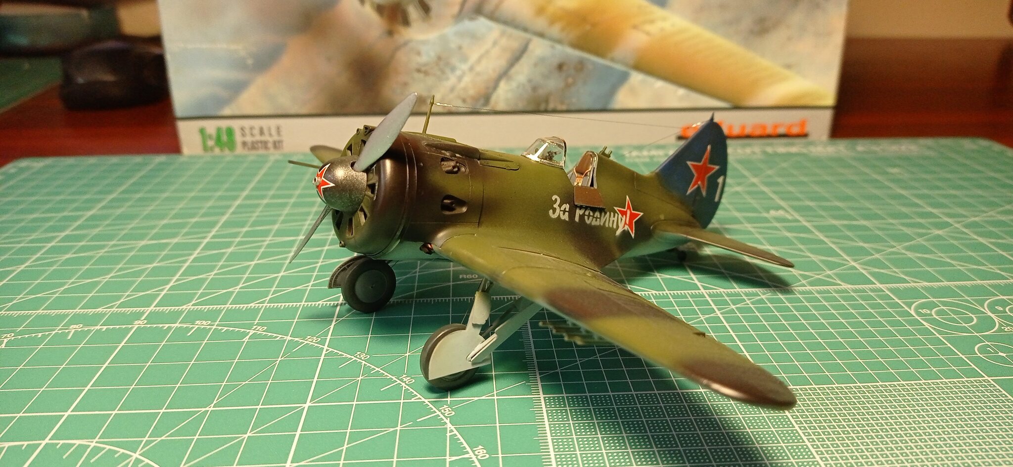 И-16 тип 29  1/48 Эдуард - Моё, Моделизм, Стендовый моделизм, Масштабная модель, Коллекционирование, Авиация, Вторая мировая война, Длиннопост