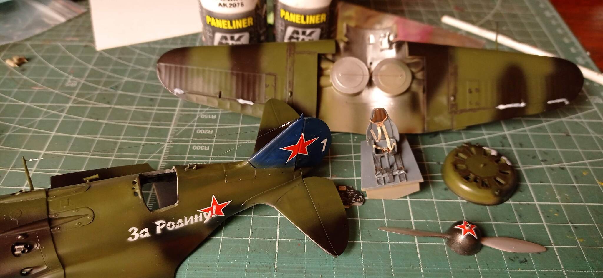 И-16 тип 29  1/48 Эдуард - Моё, Моделизм, Стендовый моделизм, Масштабная модель, Коллекционирование, Авиация, Вторая мировая война, Длиннопост