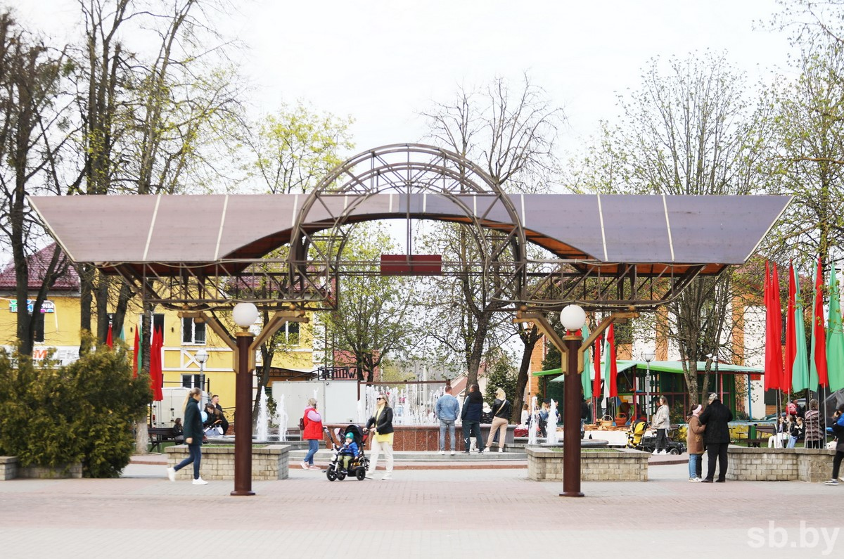 Photos. The traditional opening of the city fountain took place in Shchuchyn - Republic of Belarus, Musicians, Shchuchyn, Folk art, Fountain, Opening, news, The photo, Longpost