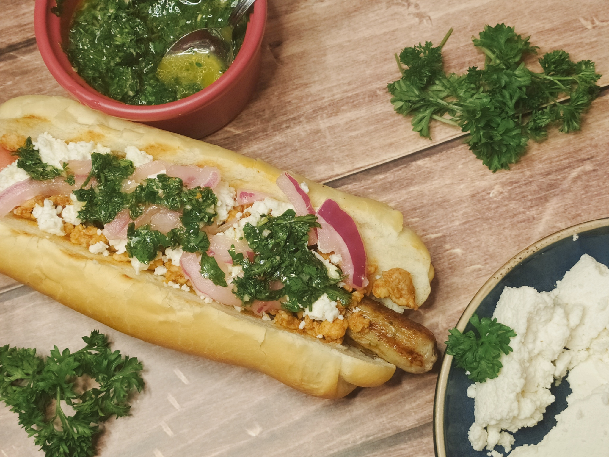 Argentine hot dog - My, Chorizo, Recipe, Hot Dog, Argentina, Cheese, Coriander, Mexico, Longpost, Food