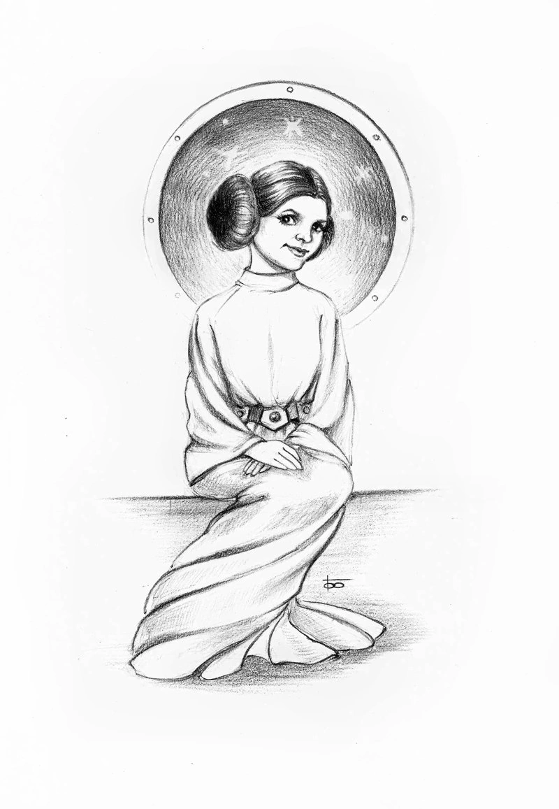 May the 4th - My, Pencil drawing, Star Wars