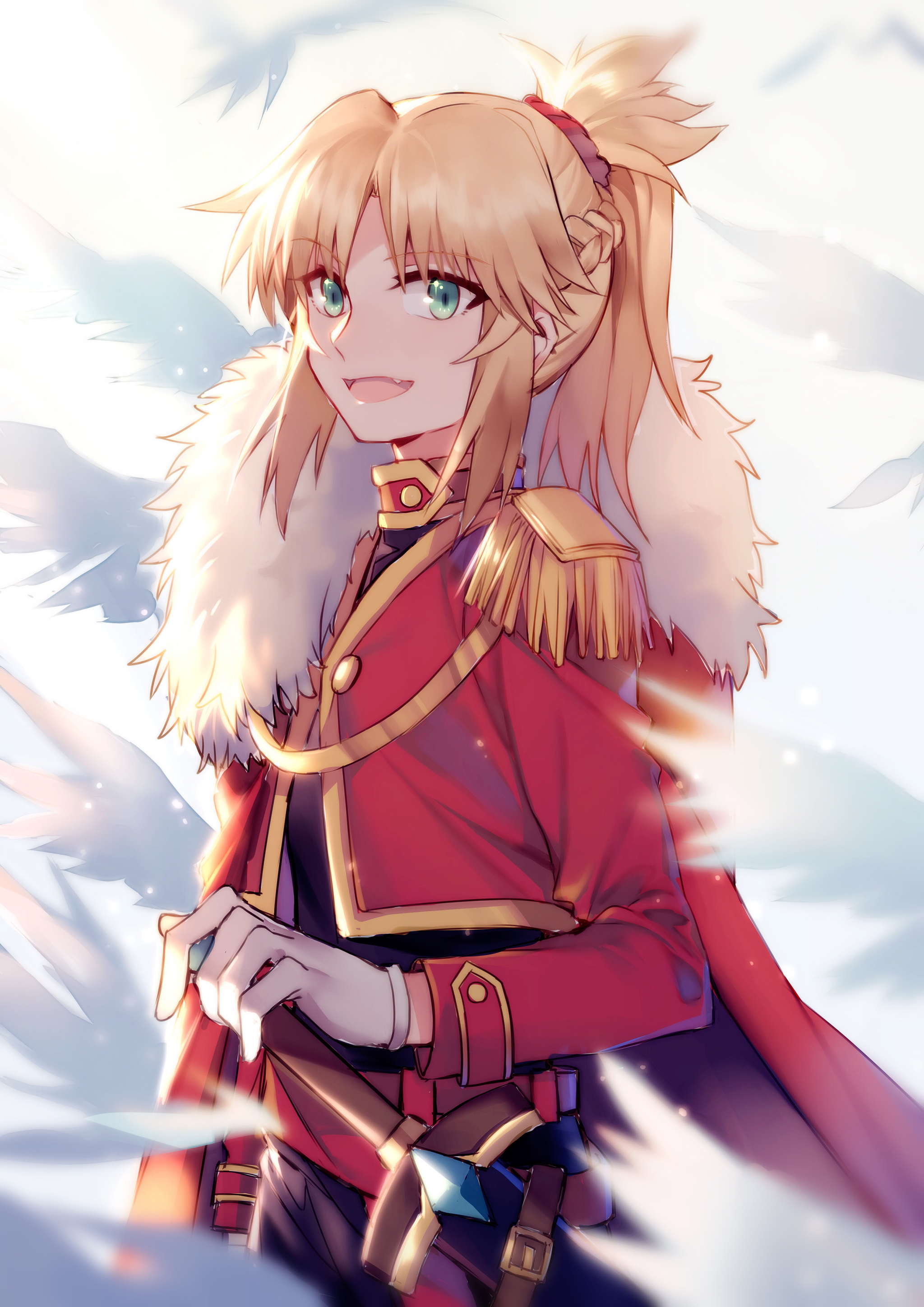 Mordred - Anime, Anime art, Fate, Fate apocrypha, Yorukun, Mordred, Longpost