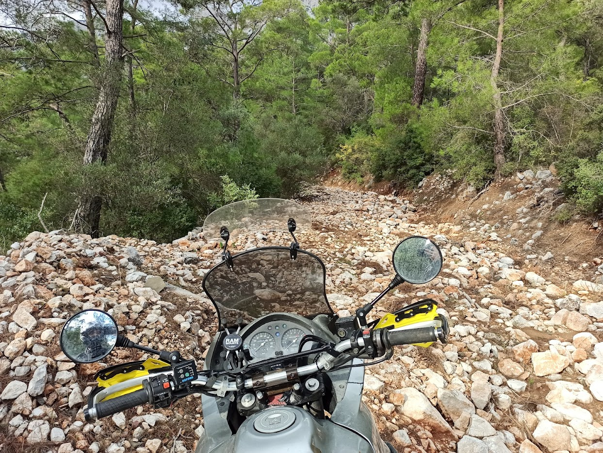 Transalp 650 and Turkey #1 - My, Moto, The mountains, Tourism, Mobile photography, Travels, Turkey, Antalya, Honda Transalp, Tour Enduro, Longpost