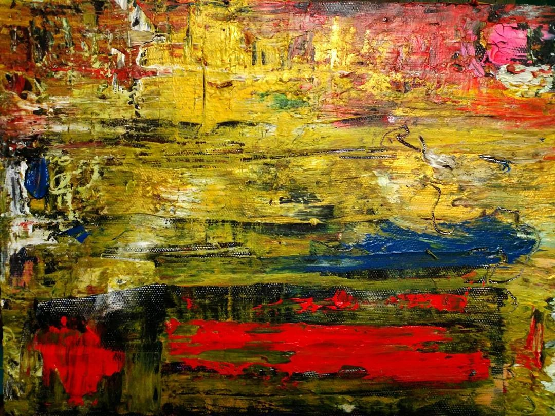 My art - My, Oil painting, Acrylic, Canvas, Abstractionism, Ar Brut, Longpost