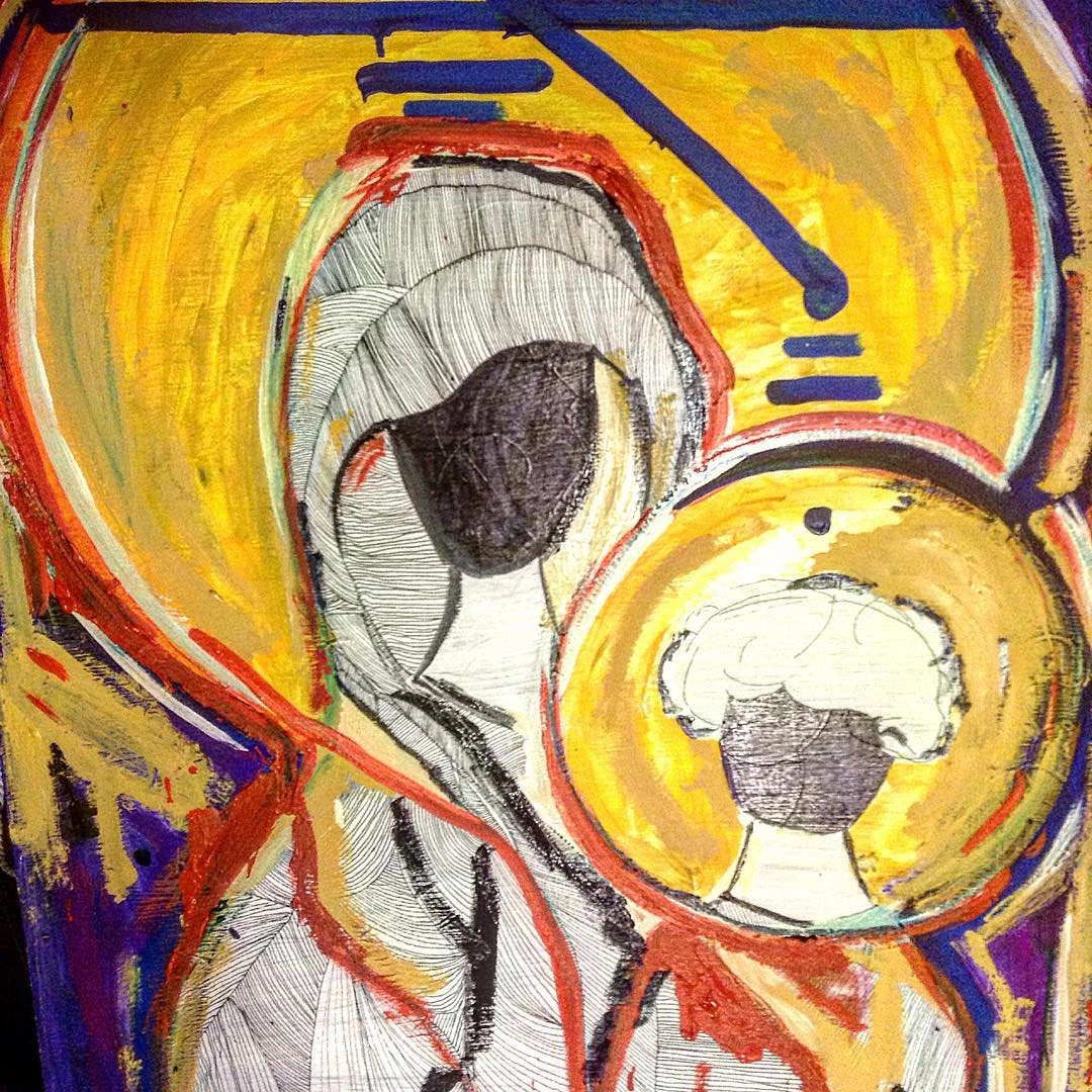 My art - My, Oil painting, Acrylic, Canvas, Abstractionism, Ar Brut, Longpost