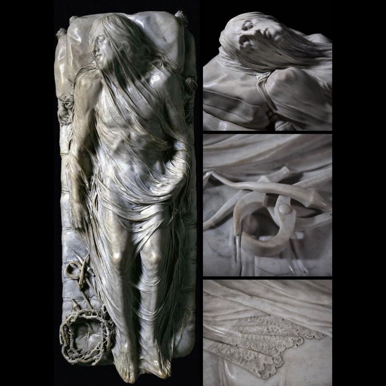 Christ under the shroud - Interesting, Around the world, Jesus Christ, Sculpture, Informative, Naples