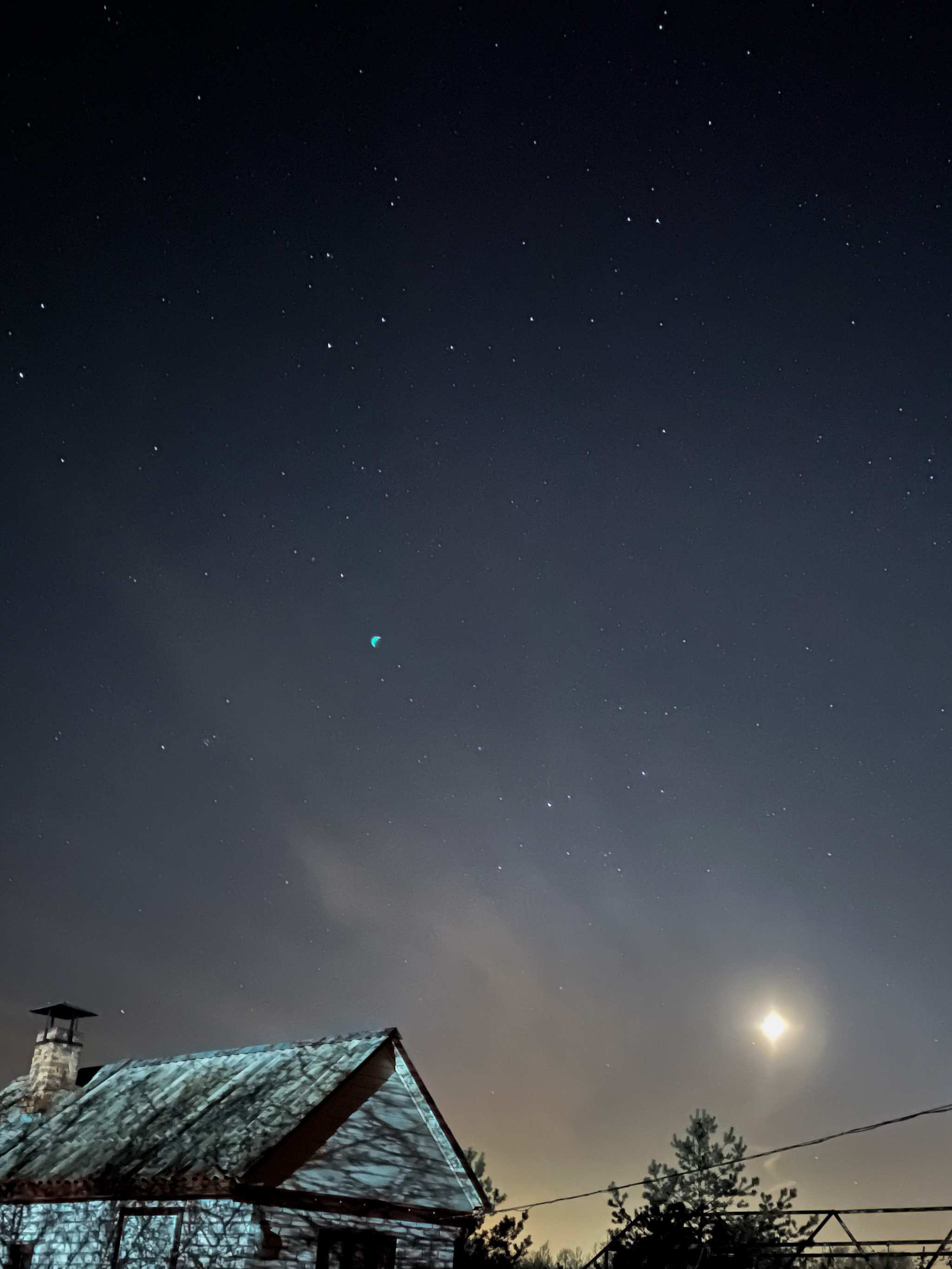 Starry May night - Starry sky, Stars, Ryazan Oblast, Mobile photography