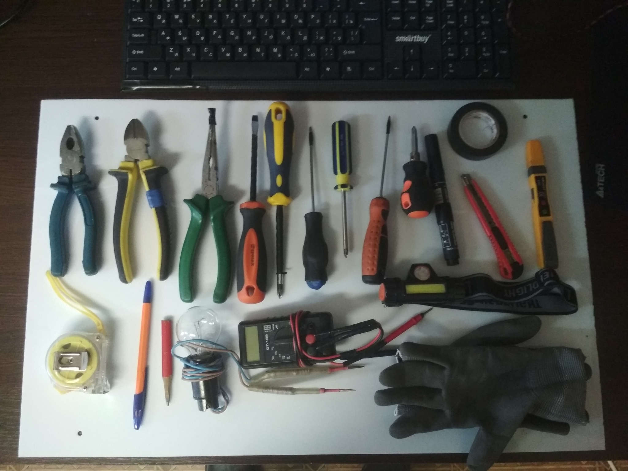 Everything you need in the little things - My, Электрик, Tools, Contents