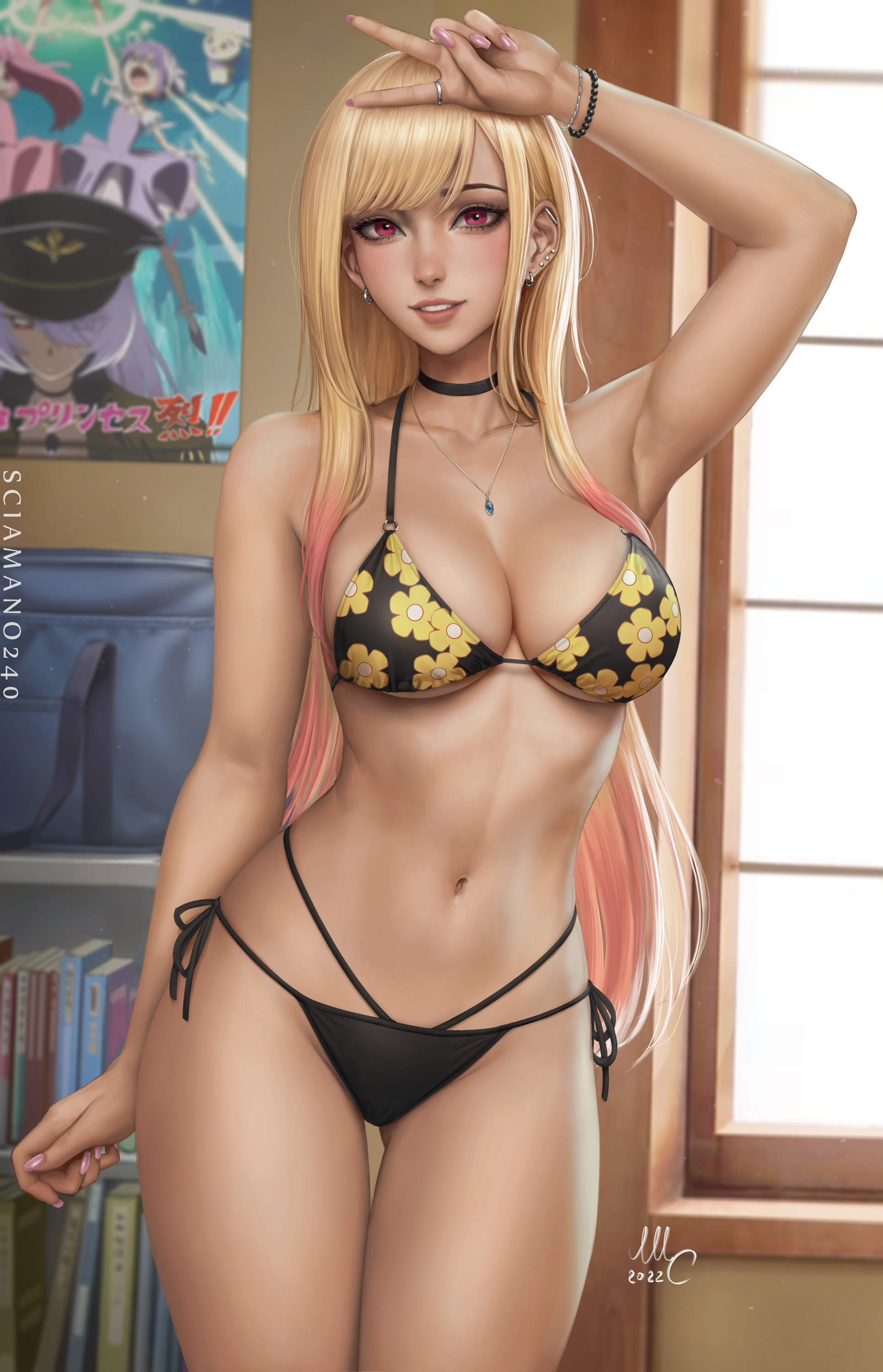 Marin - NSFW, Drawing, Anime, Sono Bisque Doll wa Koi wo Suru, Marin Kitagawa, Girls, Erotic, Sciamano240, Art, Longpost