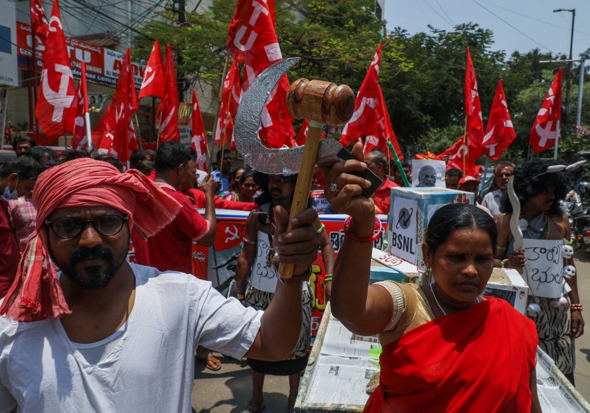 Red May Day 2022. Part 3. Annual selection of photos from around the world - 1st of May, India, Communism, Sri Lanka, Lenin, Stalin, Swaziland, Turkey, Union, Longpost