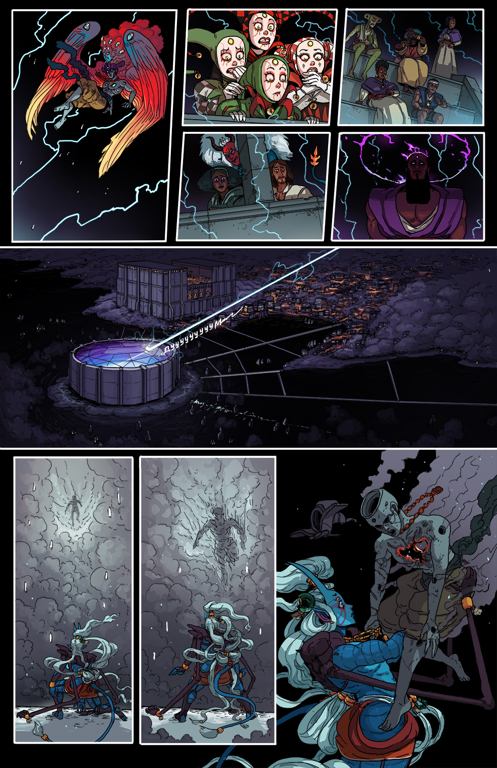 Book 4. Chapter 9 (2) - Comics, Web comic, Translated by myself, Kill Six billion demons, Longpost