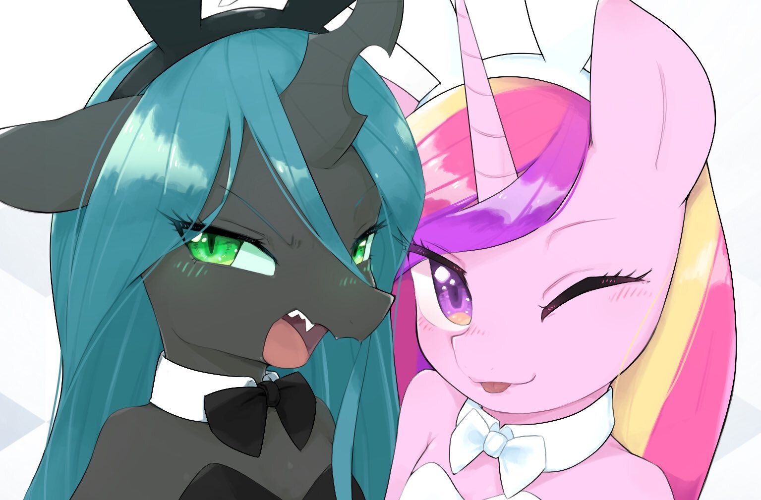 Bunnies - My little pony, PonyArt, 30clock, Queen chrysalis, Princess cadance