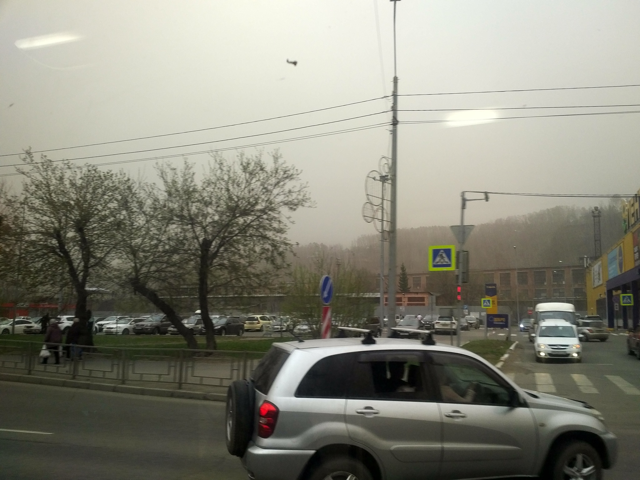 Storm in Krasnorsk - Weather, Storm, Longpost, Dust storm