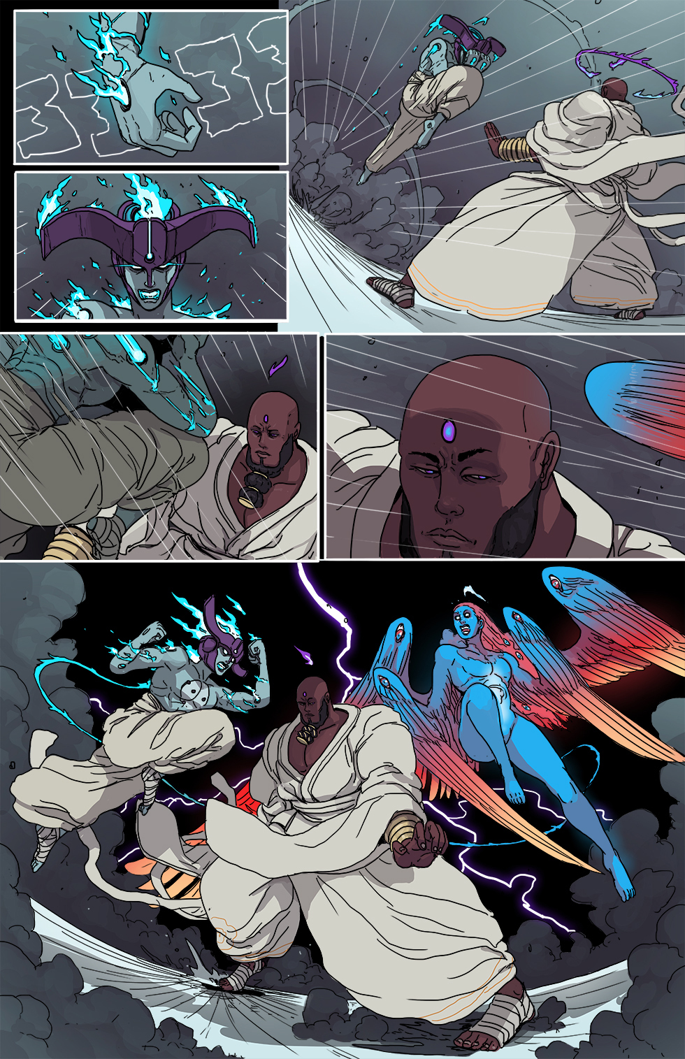 Book 4. Chapter 10 (1) - Comics, Web comic, Translated by myself, Kill Six billion demons, Longpost