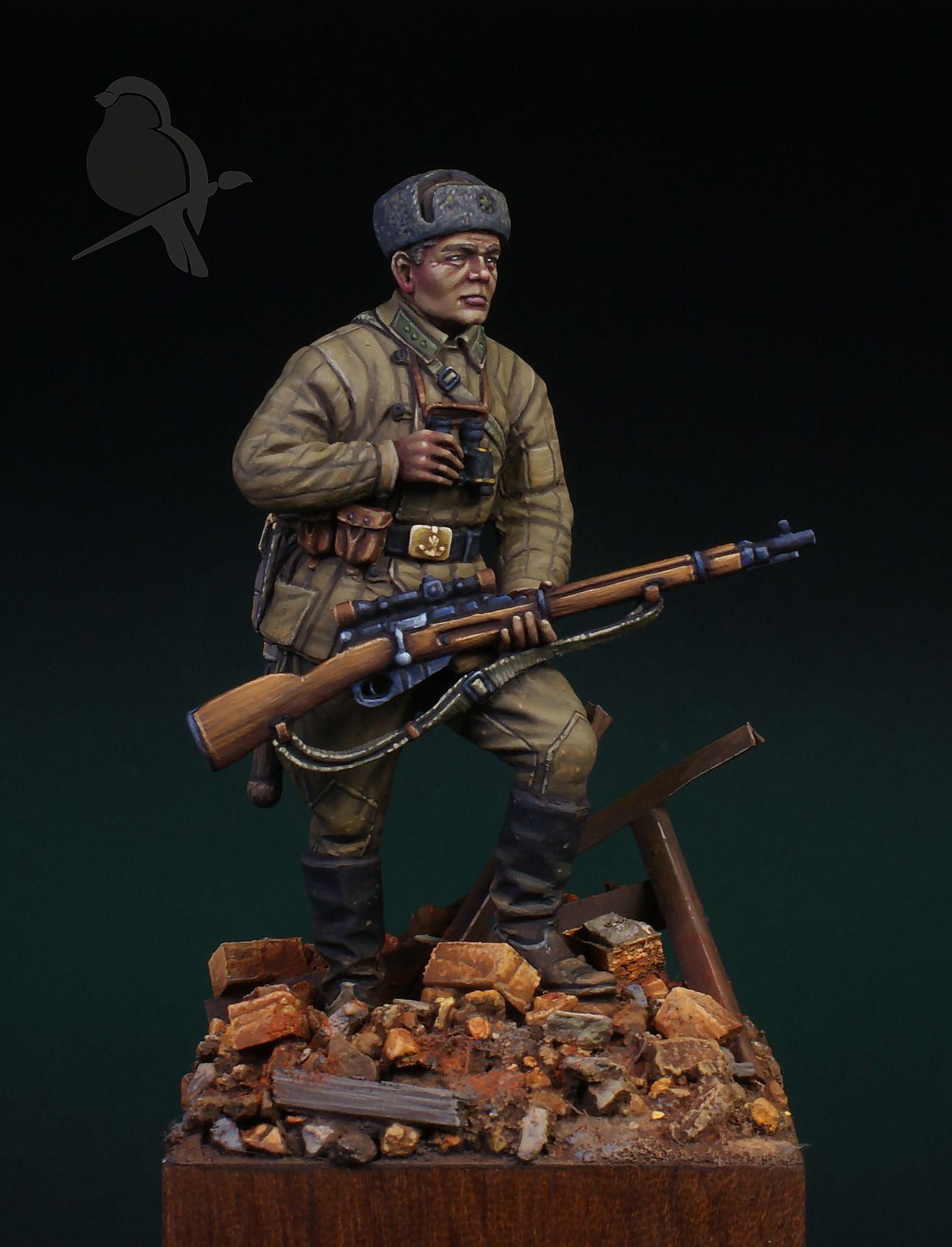 A selection of my works for Victory Day, part number two - My, Miniature, Hobby, Art, Modeling, Longpost, May 9 - Victory Day