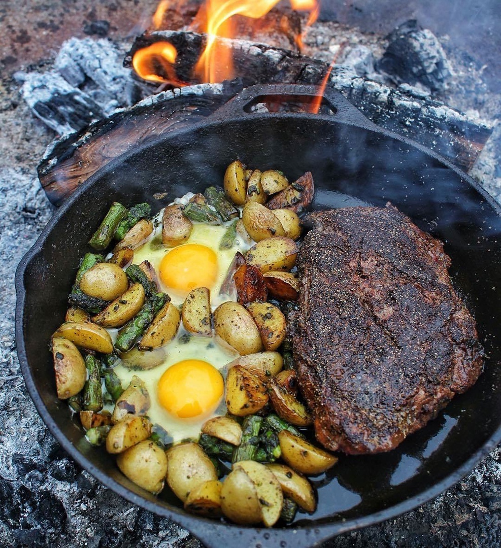 А вы чувствуете этот прекрасный запах? - Мясо, Вкусняшки, Готовка на природе