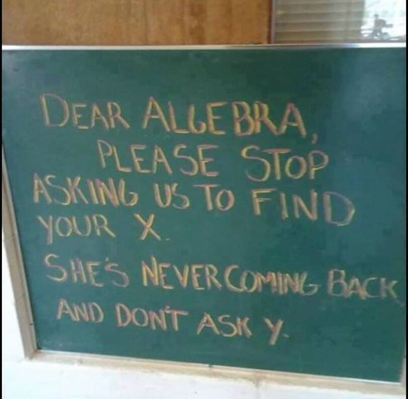 Oh that algebra - Algebra, Translation, Wordplay