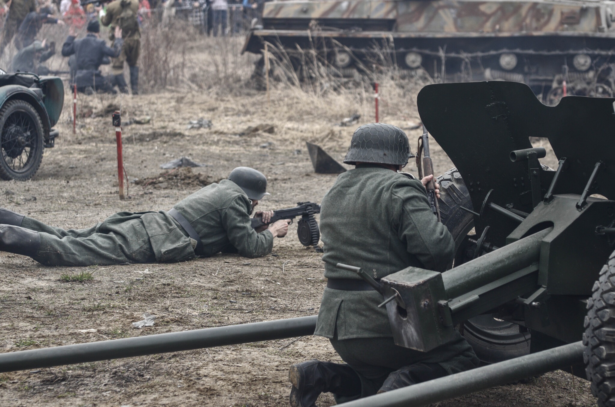 Военно-патриотическая реконструкция«ШАГ В БЕССМЕРТИЕ» | Пикабу