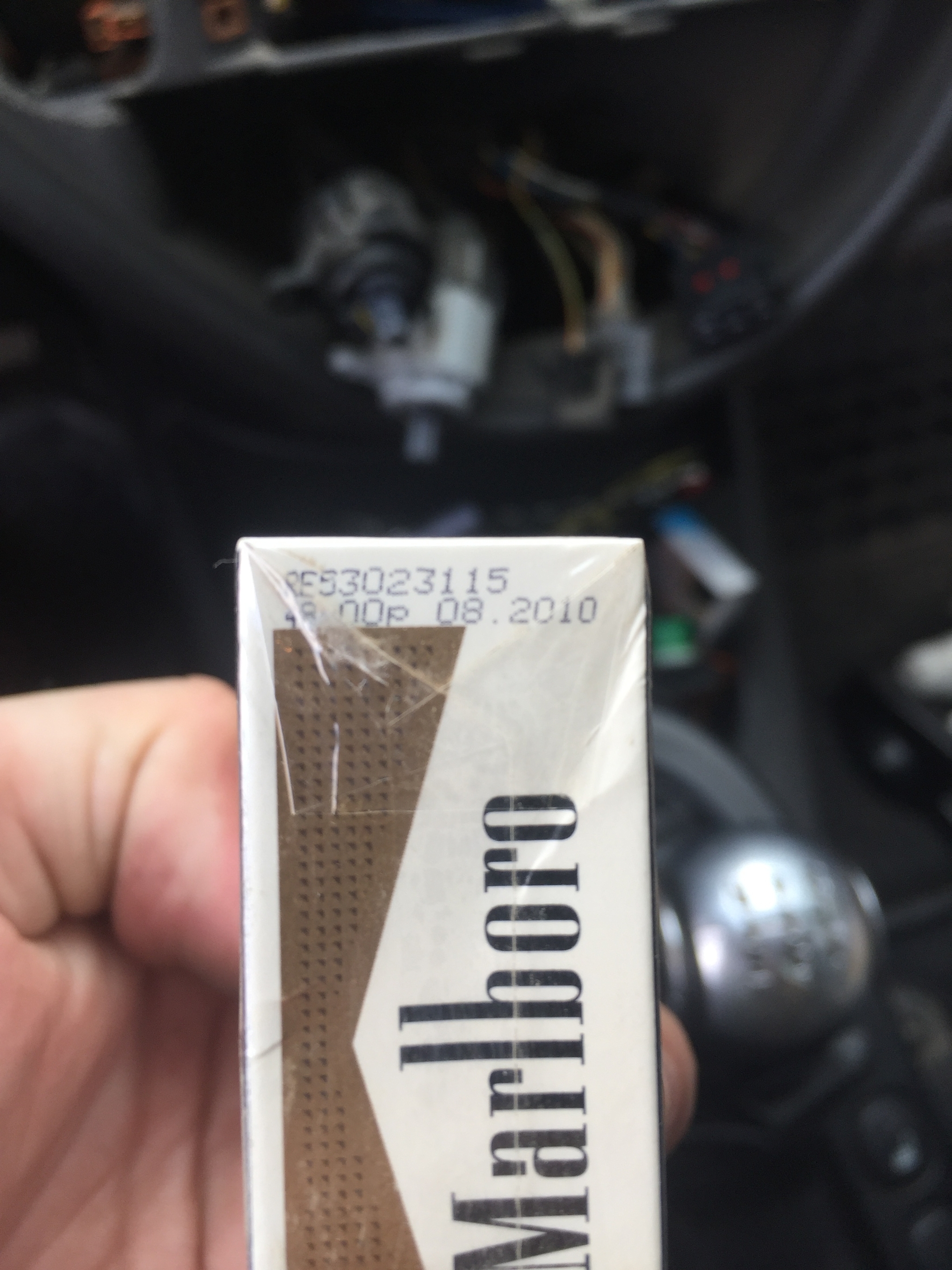 «Потерянная» пачка marlboro - Моё, Ford Focus, Marlboro, Длиннопост