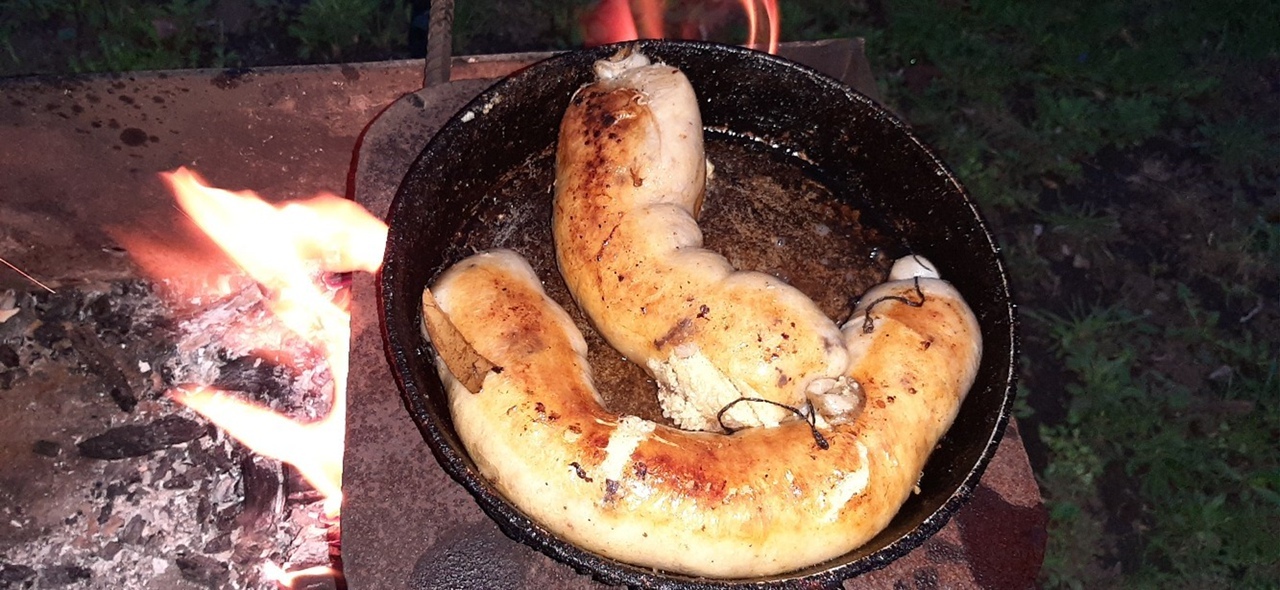 Millet porridge with lard in the gut - Yummy, Porridge, Salo, Longpost