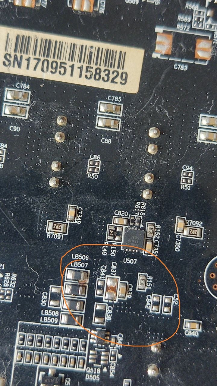 Elements on the board - My, Video card, SMD Capacitors, Longpost