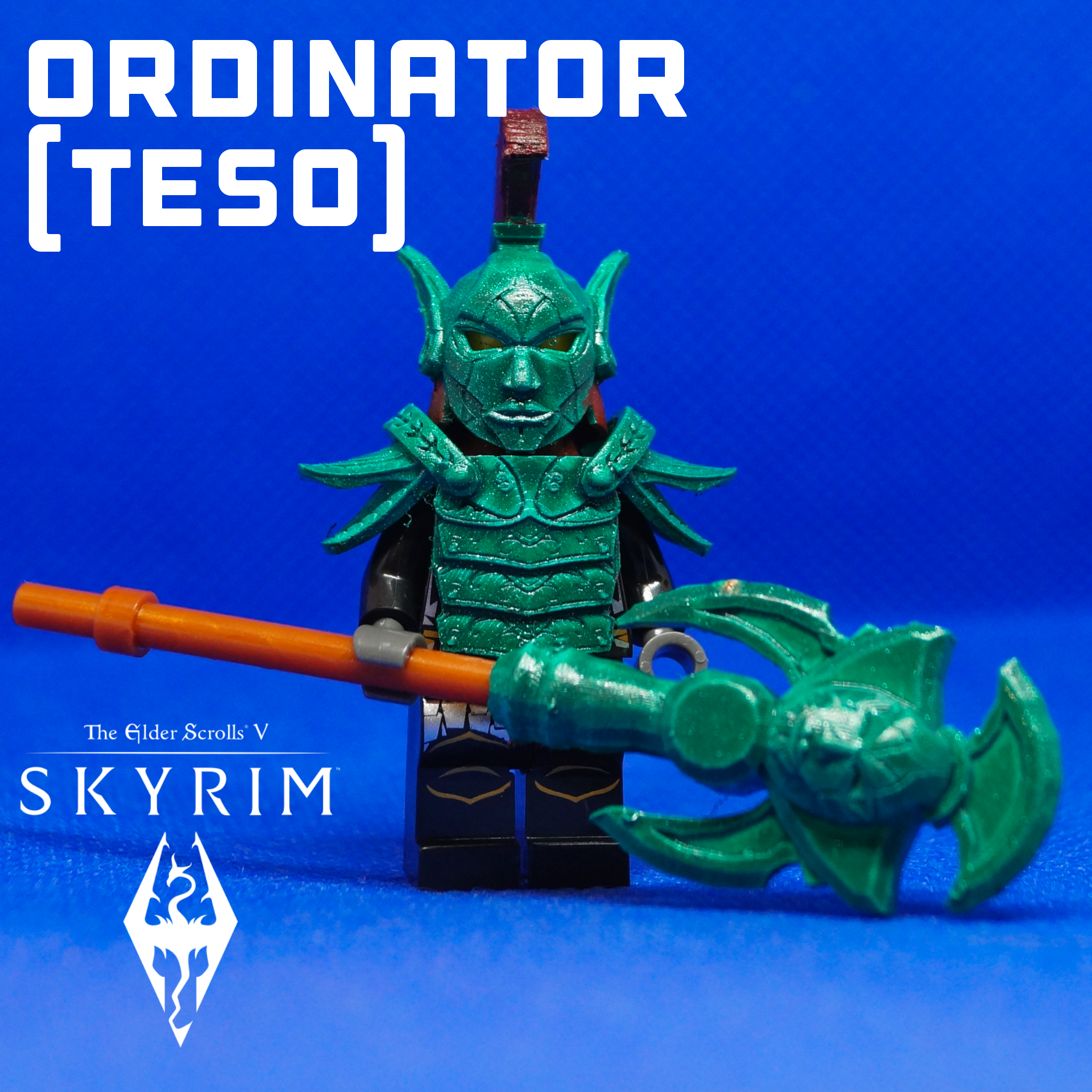 Lego Skyrim/ Morrowind - My, Lego, Constructor, 3D печать, Toys, Figurines, The Elder Scrolls V: Skyrim, The Elder Scrolls III: Morrowind, Longpost