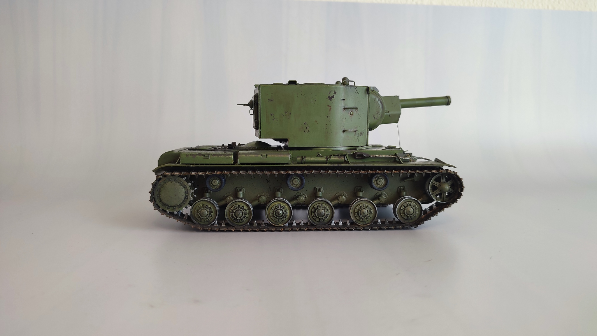 KV-2 Star 1/35 - My, Scale model, Modeling, Tanks, Kv-2, Video, Youtube, Longpost