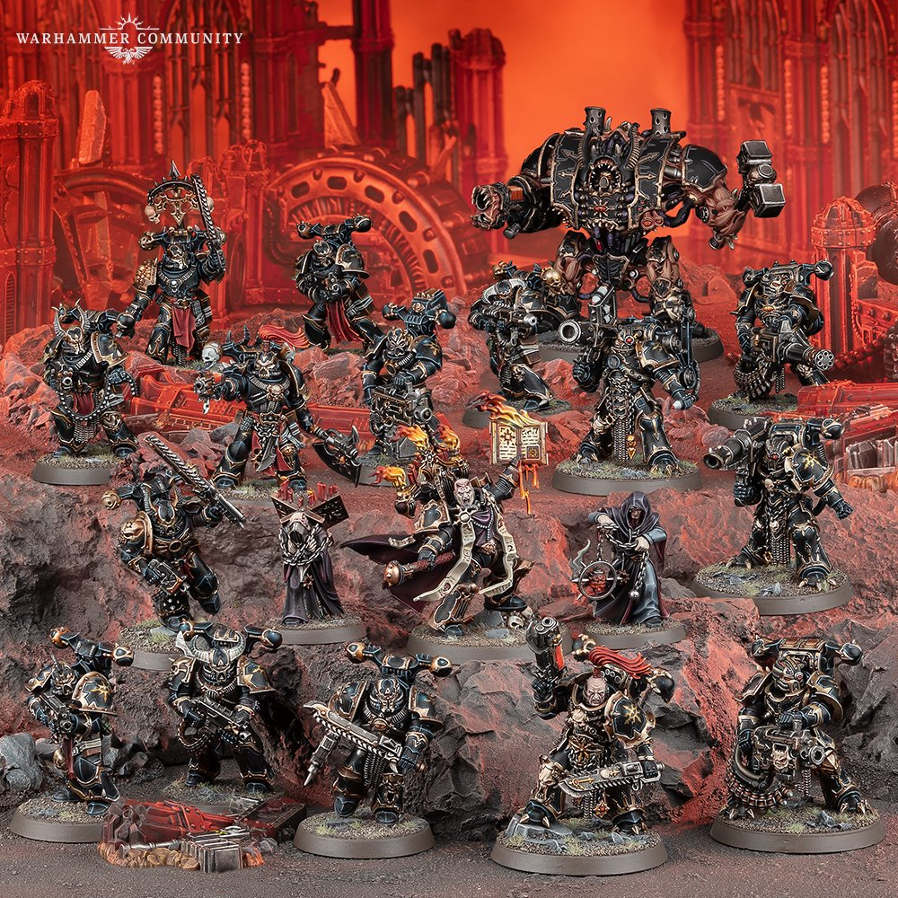 Let The Galaxy Burn With A Little Help From Combat Patrol: Chaos Space Marines - My, Warhammer 40k, Chaos space marines, Wh News, Wh miniatures, Longpost