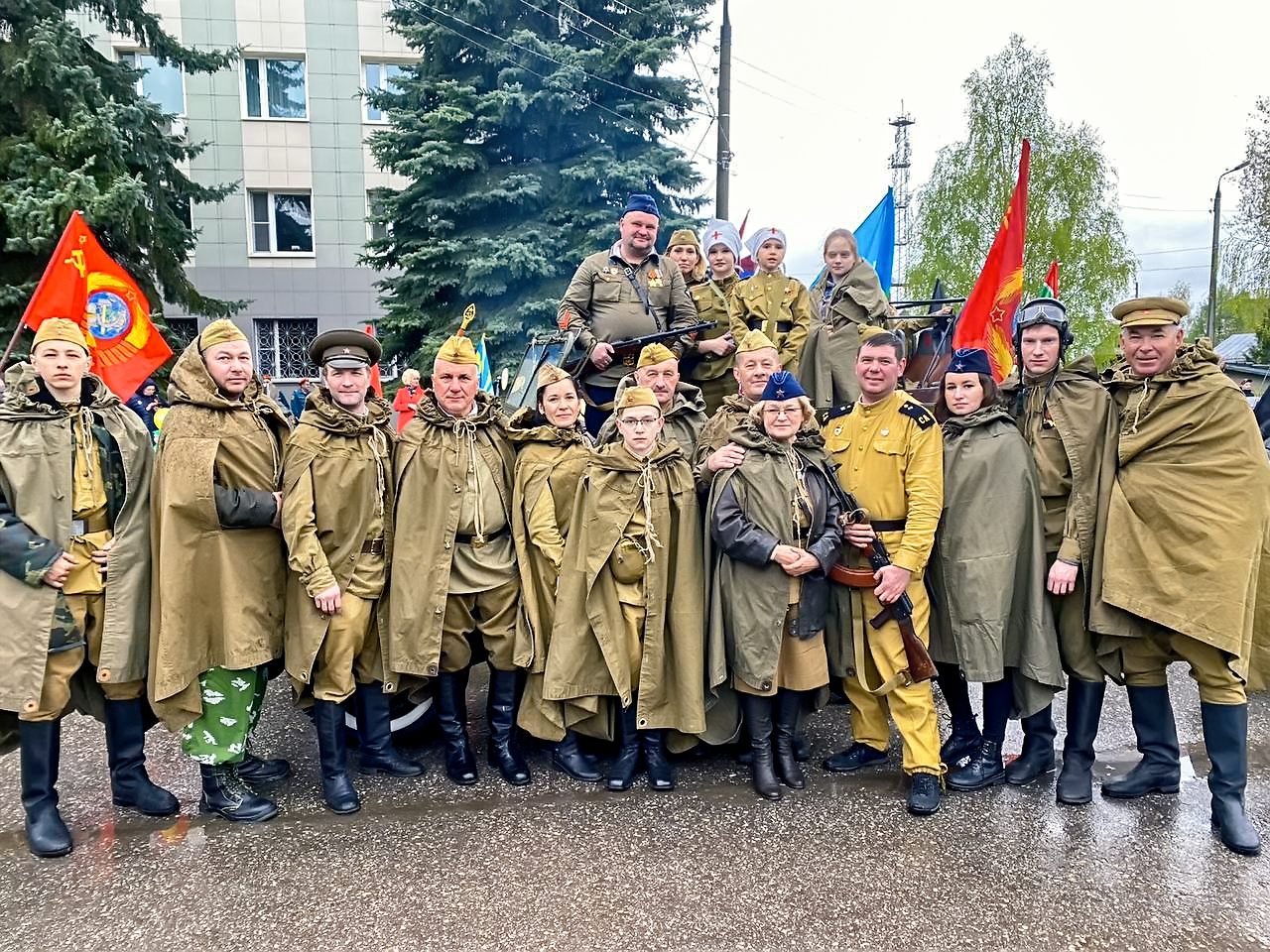 The memory of the Victory lives in people - My, The Great Patriotic War, May 9 - Victory Day, Parade, Memory, Gorodets, Nizhny Novgorod, Longpost