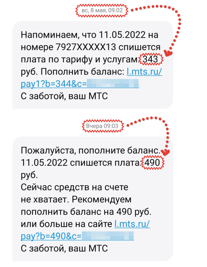 Does MTS have growing appetites or seven Fridays a week? - My, A complaint, Negative, MTS, Payment for services, cellular, Balance