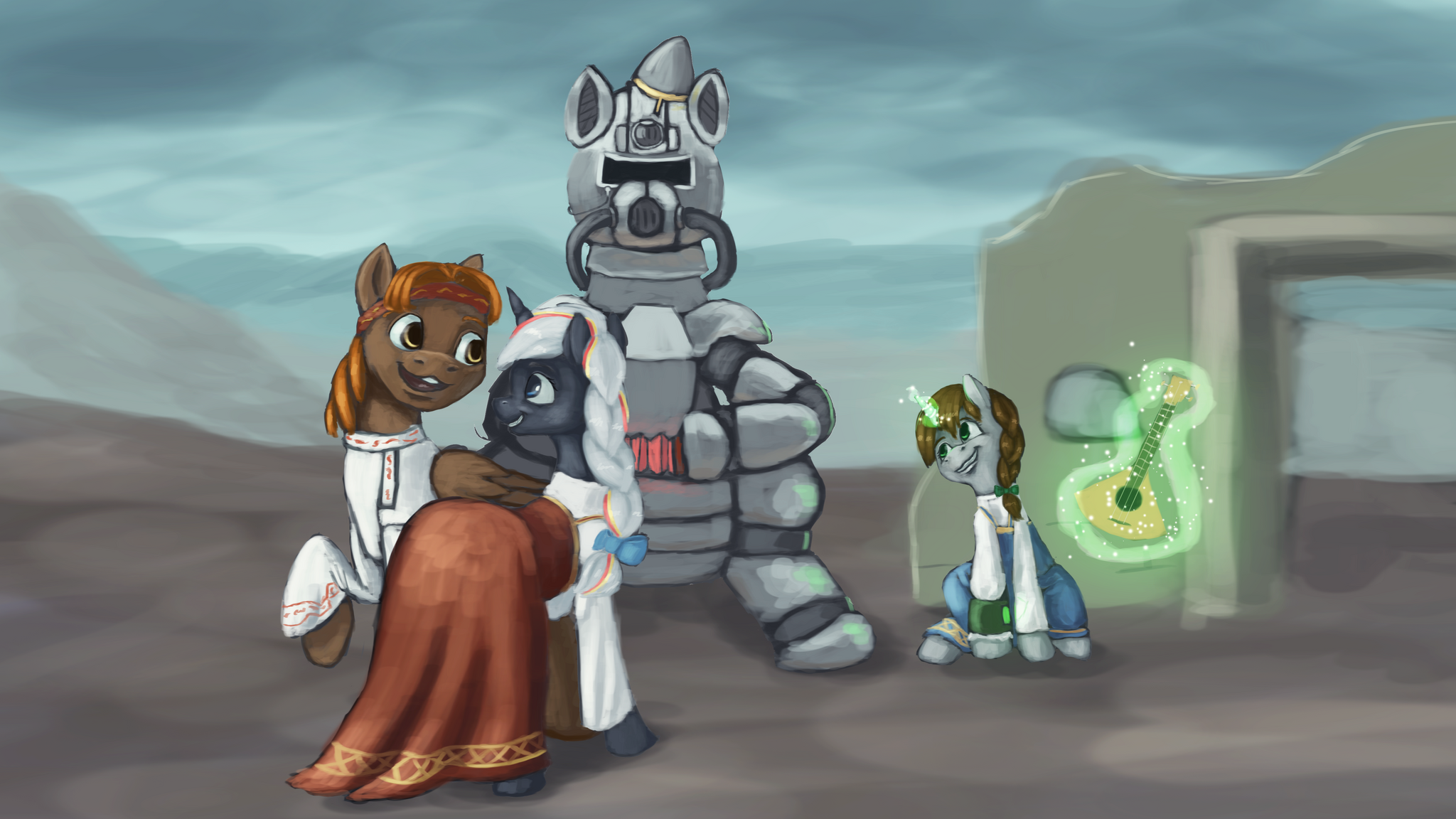 Альтернативное FoE - My Little Pony, Original Character, Steelhooves, Calamity, Velvet Remedy, Littlepip, Fallout: Equestria