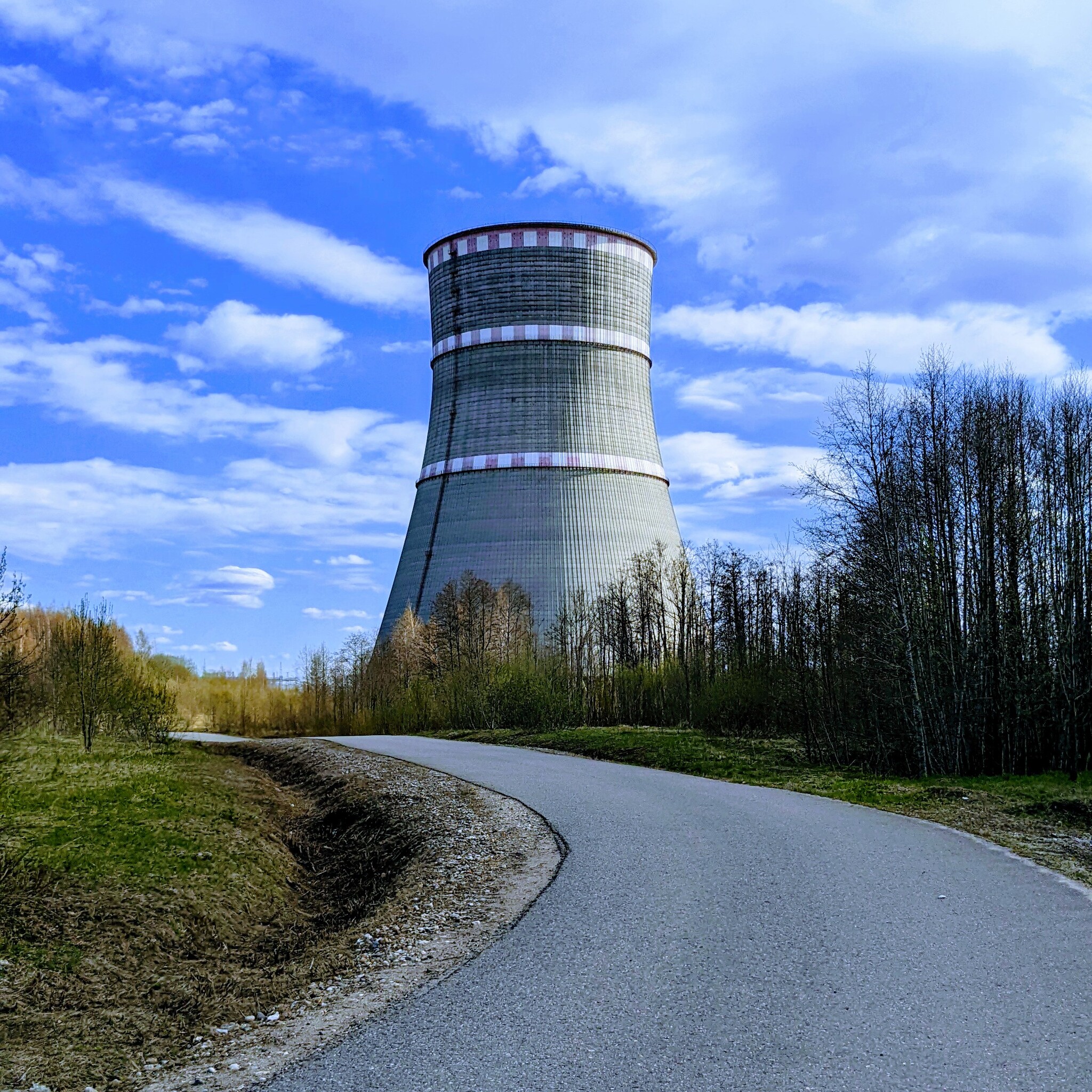 Walk near the Kalinin NPP - My, nuclear power station, Udomlya, Nuclear Power Plant, Longpost, Cooling tower, The photo