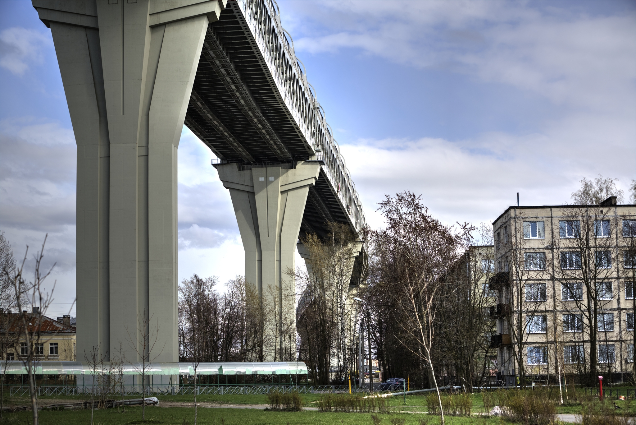 Канонерский парк, СПб - Моё, Санкт-Петербург, Канонерский остров, Зсд, Лахта-Центр, HDR, Длиннопост